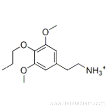 Benzeneethanamine,3,5-dimethoxy-4-propoxy- CAS 39201-78-0